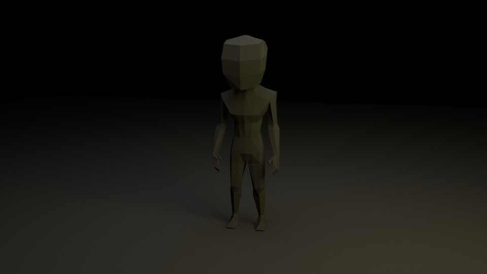 Base model low poly character preview image 1